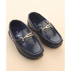 Cute Walk by Babyhug Slip On Party Shoes - Blue