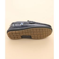 Cute Walk by Babyhug Slip On Party Shoes - Blue