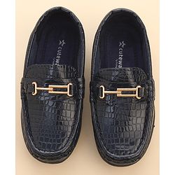 Cute Walk by Babyhug Slip On Party Shoes - Blue