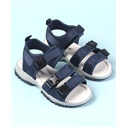 Cute Walk by Babyhug Velcro Closure Sandals - Blue
