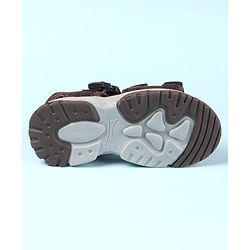 Cute Walk by Babyhug Velcro Closure Sandals - Brown