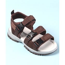 Cute Walk by Babyhug Velcro Closure Sandals - Brown