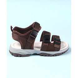 Cute Walk by Babyhug Velcro Closure Sandals - Brown