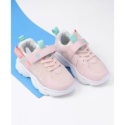 Cute Walk by Babyhug Velcro Closure Sneakers - Pink
