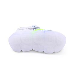 Cute Walk by Babyhug Velcro Closure Sneakers - White & Green