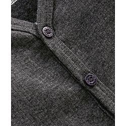 Babyhug Full Sleeves Solid Color Thermal Inner Wear Pack of 2 - Grey