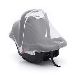 Babyhug Amber Ace Car Seat Cum Carry Cot With Mosquito Net with 1 Year Warranty - Grey| Rocker & Feeding Chair| Adjustable Handle Position| Safety Harness| Removable Canopy & Mosquito Net| Soft Padded Cushion| Removable & Washable Seat Cover