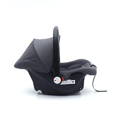 Babyhug Amber Ace Car Seat Cum Carry Cot With Mosquito Net with 1 Year Warranty - Grey| Rocker & Feeding Chair| Adjustable Handle Position| Safety Harness| Removable Canopy & Mosquito Net| Soft Padded Cushion| Removable & Washable Seat Cover
