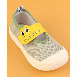 Cute Walk by Babyhug Velcro Closure Casual Shoes - Green
