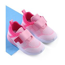 Cute Walk by Babyhug Velcro Closure Sneakers - Pink