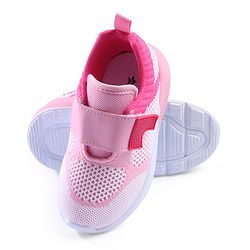 Cute Walk by Babyhug Velcro Closure Sneakers - Pink