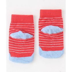 Cute Walk By Babyhug Non Terry Anti Bacterial Ankle Length Socks Animals Print Pack Of 5 - Multicolour
