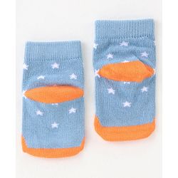 Cute Walk By Babyhug Non Terry Anti Bacterial Ankle Length Socks Animals Print Pack Of 5 - Multicolour