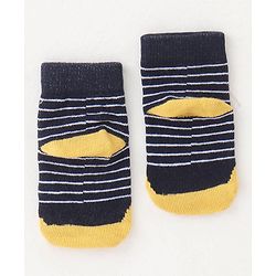 Cute Walk By Babyhug Non Terry Anti Bacterial Ankle Length Socks Animals Print Pack Of 5 - Multicolour