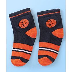 Cute Walk by Babyhug Anti Bacterial Ankle Length Socks Football Design Pack of 7 - Multicolour