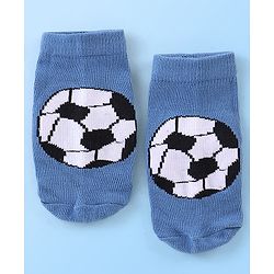 Cute Walk by Babyhug Anti Bacterial Ankle Length Socks Football Design Pack of 7 - Multicolour