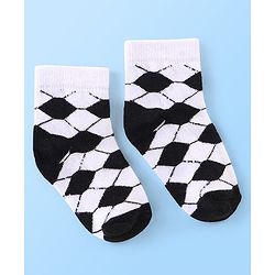 Cute Walk by Babyhug Anti Bacterial Ankle Length Socks Football Design Pack of 7 - Multicolour