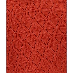 Babyhug Knit Full Sleeves Sweater With Cable Knit Design - Red