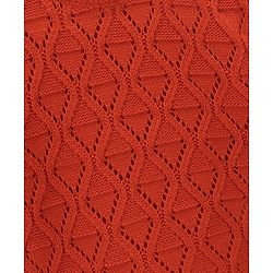 Babyhug Knit Full Sleeves Sweater With Cable Knit Design - Red