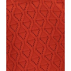 Babyhug Knit Full Sleeves Sweater With Cable Knit Design - Red