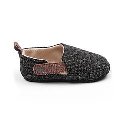 Cute Walk by Babyhug Booties with Velcro Closure - Black