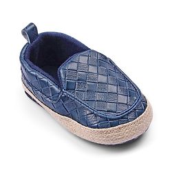 Cute Walk by Babyhug Slip On Solid Booties- Blue