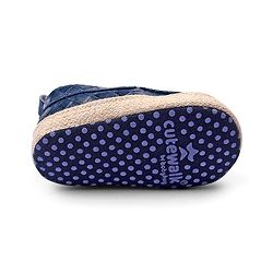 Cute Walk by Babyhug Slip On Solid Booties- Blue