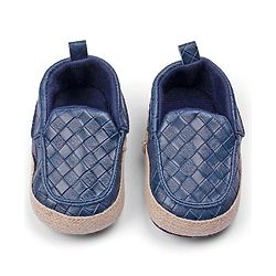 Cute Walk by Babyhug Slip On Solid Booties- Blue