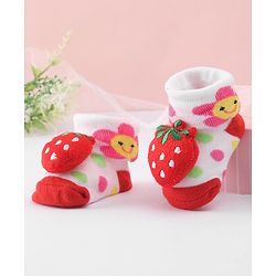 Cute Walk by Babyhug Socks Shoes with Applique - Light Purple