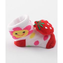 Cute Walk by Babyhug Socks Shoes with Applique - Light Purple