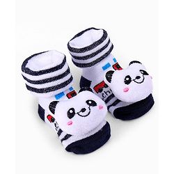 Cute Walk by Babyhug Socks Shoes with Applique - Light Purple