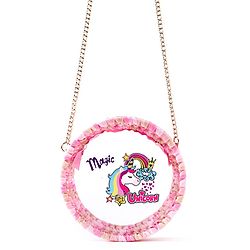 Babyhug Sling Bag with Unicorn Print Free Size - Pink