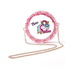 Babyhug Sling Bag with Unicorn Print Free Size - Pink