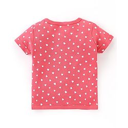 Babyhug 100% Cotton Half Sleeves Front Open Printed Vests  Pack of 3 - Pink & Yellow