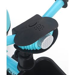 Babyhug Plug & Play Tricycle with Air Wheel Canopy & Parental Handle - Blue