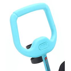 Babyhug Plug & Play Tricycle with Air Wheel Canopy & Parental Handle - Blue