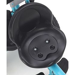 Babyhug Plug & Play Tricycle with Air Wheel Canopy & Parental Handle - Blue