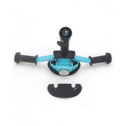Babyhug Plug & Play Tricycle with Air Wheel Canopy & Parental Handle - Blue