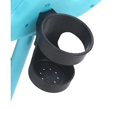 Babyhug Plug & Play Tricycle with Air Wheel Canopy & Parental Handle - Blue