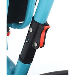 Babyhug Plug & Play Tricycle with Air Wheel Canopy & Parental Handle - Blue