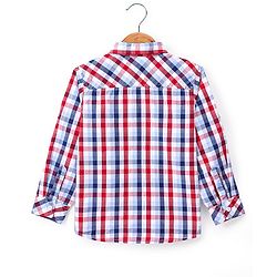 Babyhug Cotton Woven Full Sleeves Checks Shirt- Multicolor