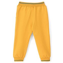 Babyhug Cotton Looper Knit Full Length Lounge Pant Crocodile Printed - Yellow