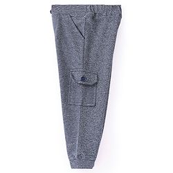 Babyhug Cotton Knit Full Length Lounge Pant with side Pockets - Navy Blue