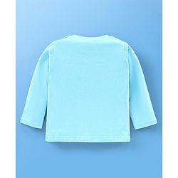 Babyhug Cotton Knit Full Sleeves T-Shirt wiith Graphics Pack of 7 - Green Blue & Yellow