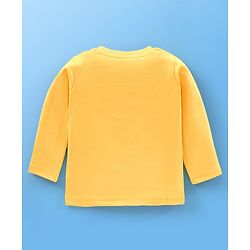 Babyhug Cotton Knit Full Sleeves T-Shirt wiith Graphics Pack of 7 - Green Blue & Yellow