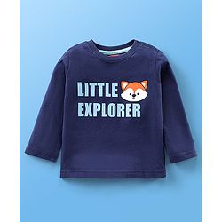 Babyhug Cotton Knit Full Sleeves T-Shirt wiith Graphics Pack of 7 - Green Blue & Yellow