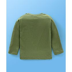 Babyhug Cotton Knit Full Sleeves T-Shirt wiith Graphics Pack of 7 - Green Blue & Yellow