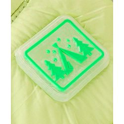 Babyhug Full Sleeves Padded & Hooded Jacket Solid- Neon Green