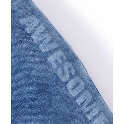 Babyhug Cotton Spandex Knee Length Stretchable Washed Denim Shorts   Fly With Zipper -  Blue