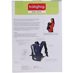 Babyhug Snuggle Me 3 Way Baby Carrier With Adjustable Protective Hood - Black